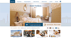 Desktop Screenshot of hotel-dahlem.de